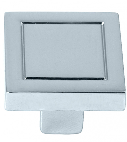 Square Polished Chrome Cosmopolitan Knob