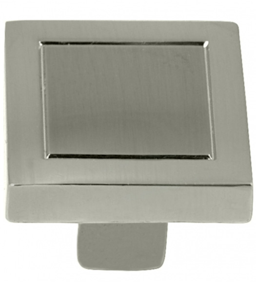 Square Satin Nickel Cosmopolitan Knob