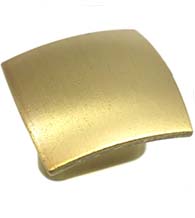 Champagne Brass Square Cabinet Knob, Laurey 74510