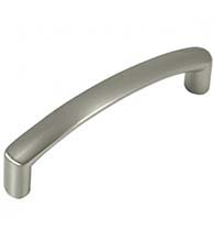 Small Satin Nickel Aventura Cabinet Pull, Laurey 74628