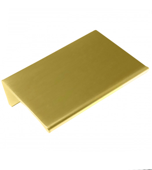 Cabinet Edge Pull Satin Brass