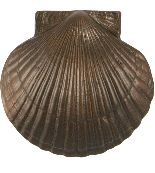 Oiled Bronze Sea Scallop Premium Knocker
