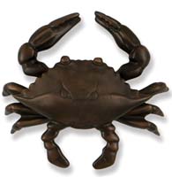 Large Oiled Bronze Crab Door Knocker, Michael Healy MH1154