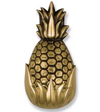 Large Brass Palm Springs Pineapple Door Knocker, Michael Healy MH1501