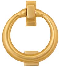 Polished Brass Ring Door Knocker, Michael Healy MH3191
