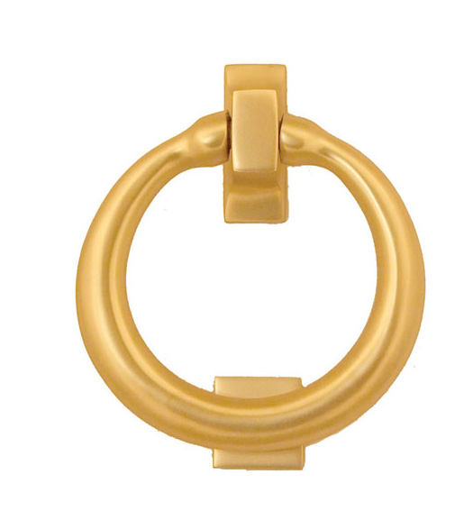 Polished Brass Ring Premium Size Door Knocker