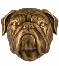 Bulldog Door Knocker, Micheal Healy MHCDOG14