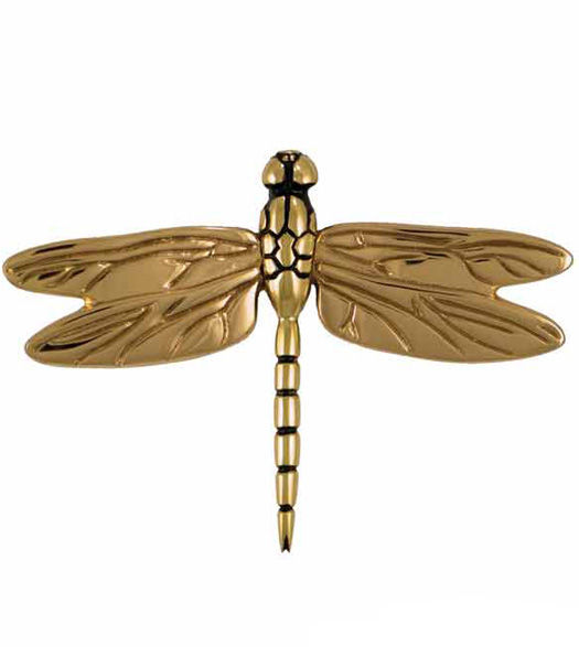 Standard Brass and Bronze Dragonfly Knocker