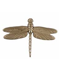 4-1/2 Inch Silver Nickel Dragonfly Door Knocker, Michael Healy MHS22