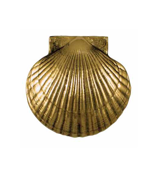 Brass Bay Scallop Door Knocker