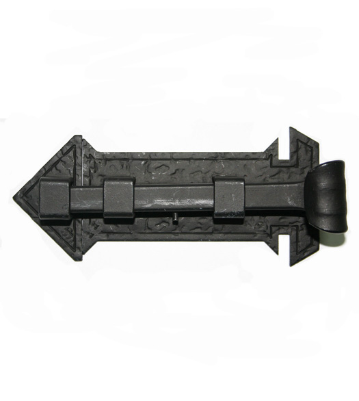 Rough Iron 5 Square Slide Bolt