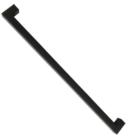 Matte Black 36 Inch Square Pulls