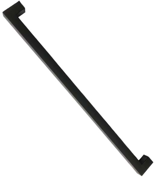 Matte Black 42 Inch Square Pulls
