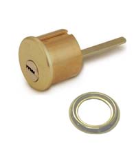 High Security Rim Cylinder with Horizontal Tail Piece, Mul-T-Lock 206SP-RIM1HT-xx