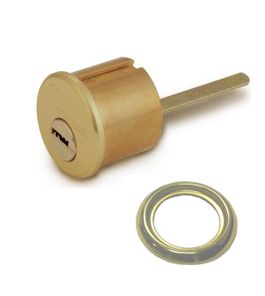 Security Rim Cylinder with Horizontal Tail