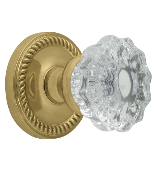 Newport Rosette With Fontainebleau Knob