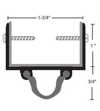 1 x 36 Neoprene Door Shoe, NGP 26N-36