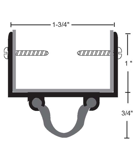 1 x 36 Neoprene Door Shoe