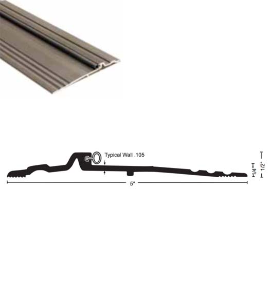 5 x 1/2 x 35.5 Bumper Threshold