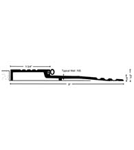 5 x 1/2 x 36 ADA Compliant Half Saddle Threshold, NGP 898N-36