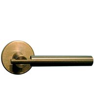 Designer PVD Stainless Steel Door Lever Set, Omnia #25PVD