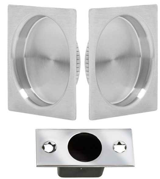 Square Passage Sliding Pocket Door Set