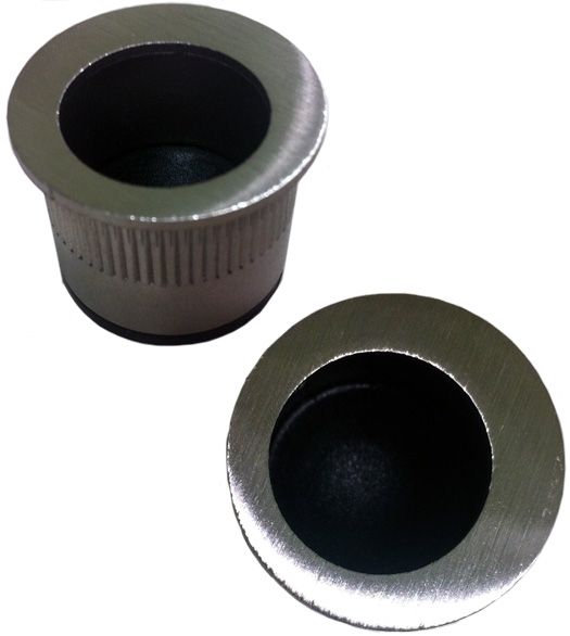 Satin Stainless Steel Fingertip Edge Pull