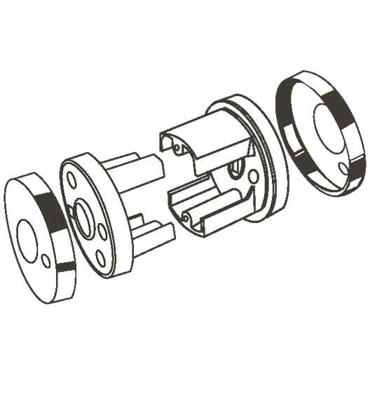 Round Rose Nylon Sub-Rose Cassette