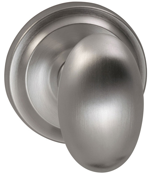 Egg Knob with Round Rose
