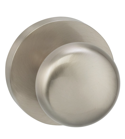 Half Round Knob With Modern Rose