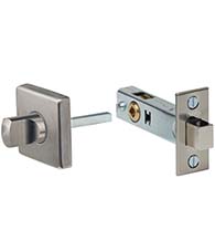 Square Voyager Stainless Steel Privacy Bolt, Omnia 6001S
