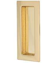 4 Inch Springfield Rectangular Flush Pull, Omnia 653