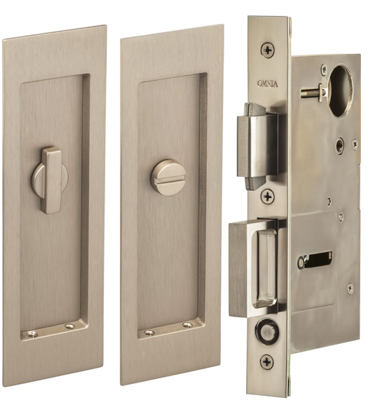 7 Inch Privacy Mortise Pocket Door Hardware
