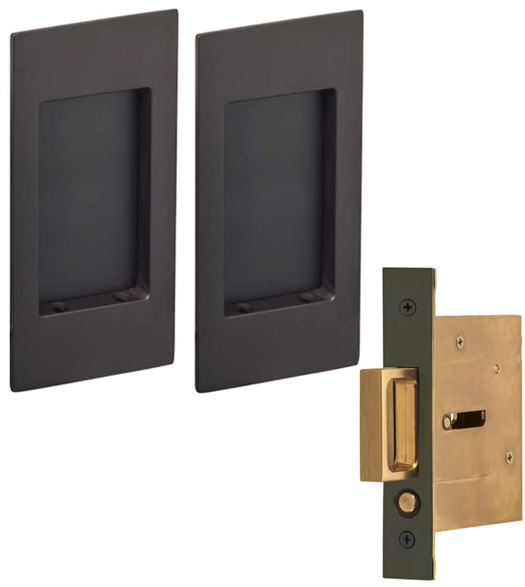4-1 Inch Passage Mortise Pocket Door Hardware