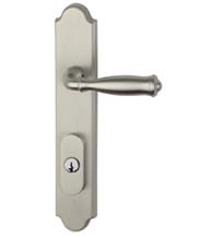 Arched American Cylinder Patio Door Trim Set, Omnia 71000ACB