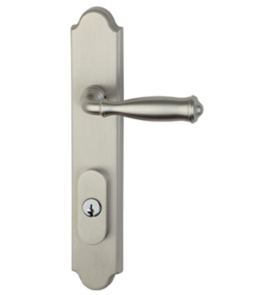 Solid Brass Arched Patio Door Leverset
