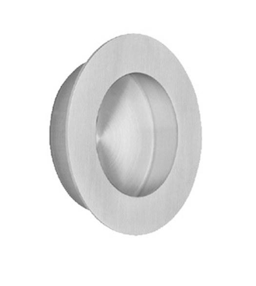 Stainless Steel 2-9/16 Inch Round Flush Pull