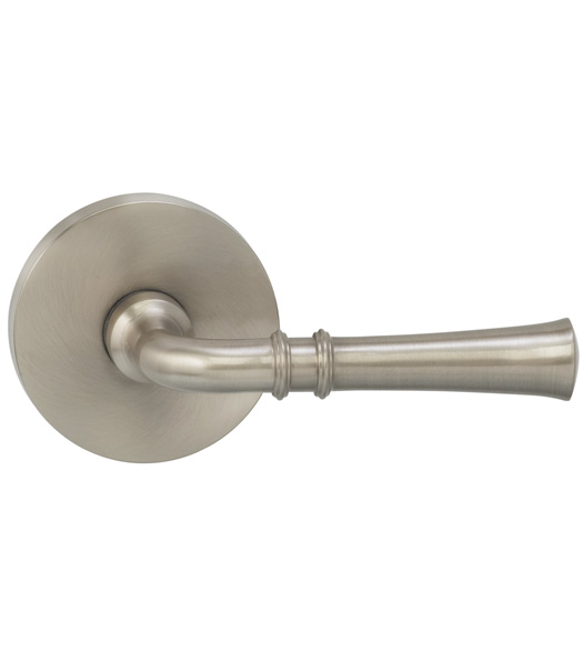 Fluted Lever with Round Rose