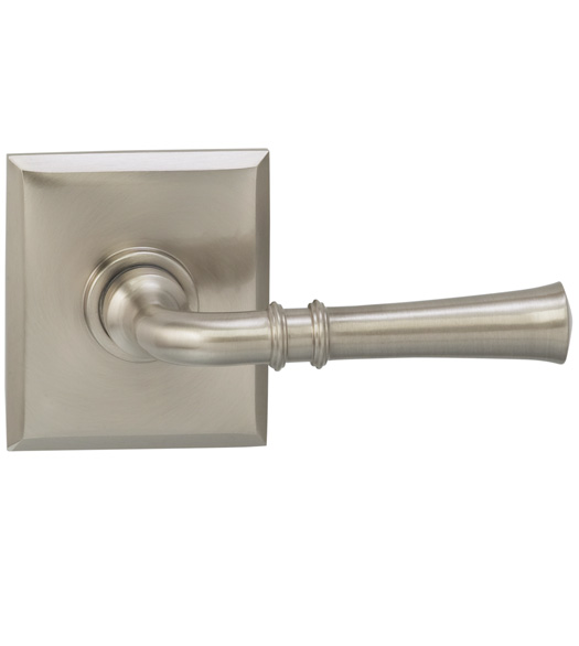 Fluted Lever With Rectangular Rose
