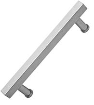 23 Inch Modern Square Stainless Steel Appliance Pull, Omnia AP-8190/400-US32D