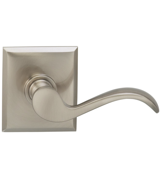 Scroll Lever with Rectangular Rose