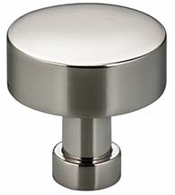 1 Inch Diameter Helsinki Cabinet Knob, Omnia 9035/25