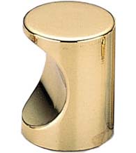 Solid Brass Contemporary Barrel Cabinet Knob, Omnia 9153