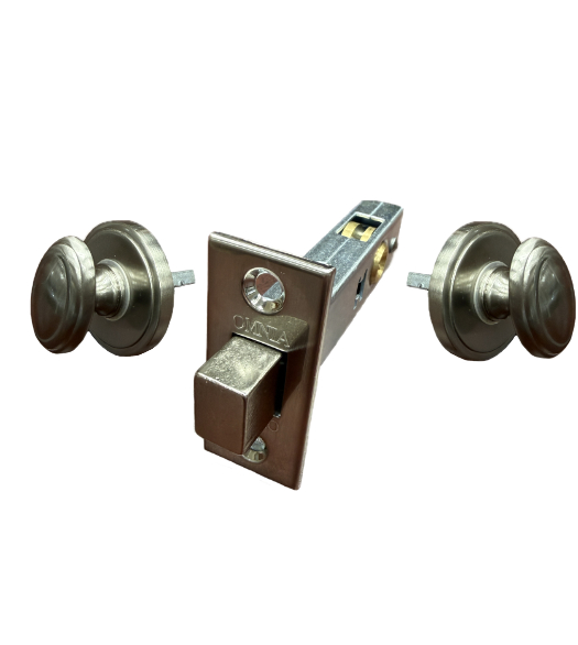 Beveled Double Thumbturn Privacy Bolt Set