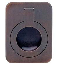 2-3/8 Inch Contemporary Rectangular Ring Pull, Omnia 9588/60