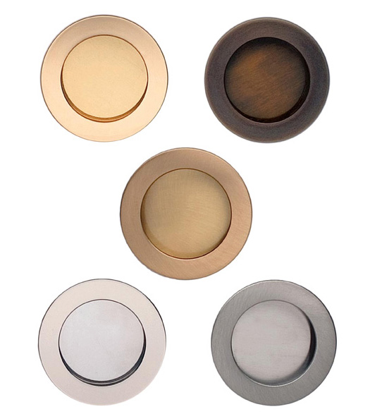 Omnia 9595/50 Solid Brass Round Cup Pull