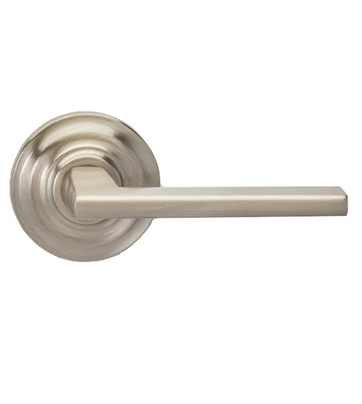 Contemporary Leverset with Round Rosette
