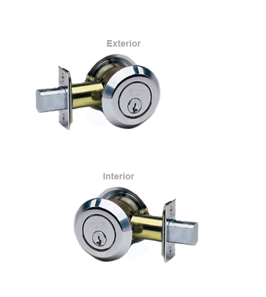 Low Profile Double Cylinder Deadbolt