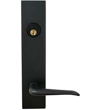 Modern Entry Lockset, Omnia D12042