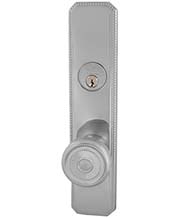 Beaded Design Door Knob Entry Door Lockset, Omnia D25430